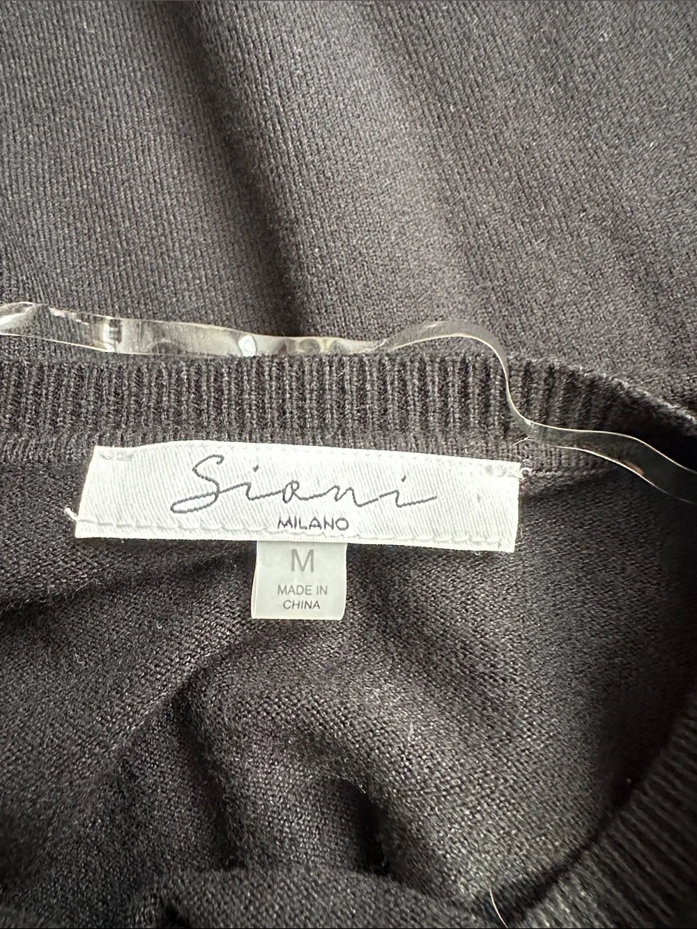 Siani Milano black knit